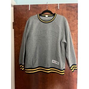 Milwaukee Brewers Sweatshirt Unisex XL Gray Excellent US Cellular Embossed Logo